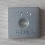 galvanized bolt plate 3/8 inch